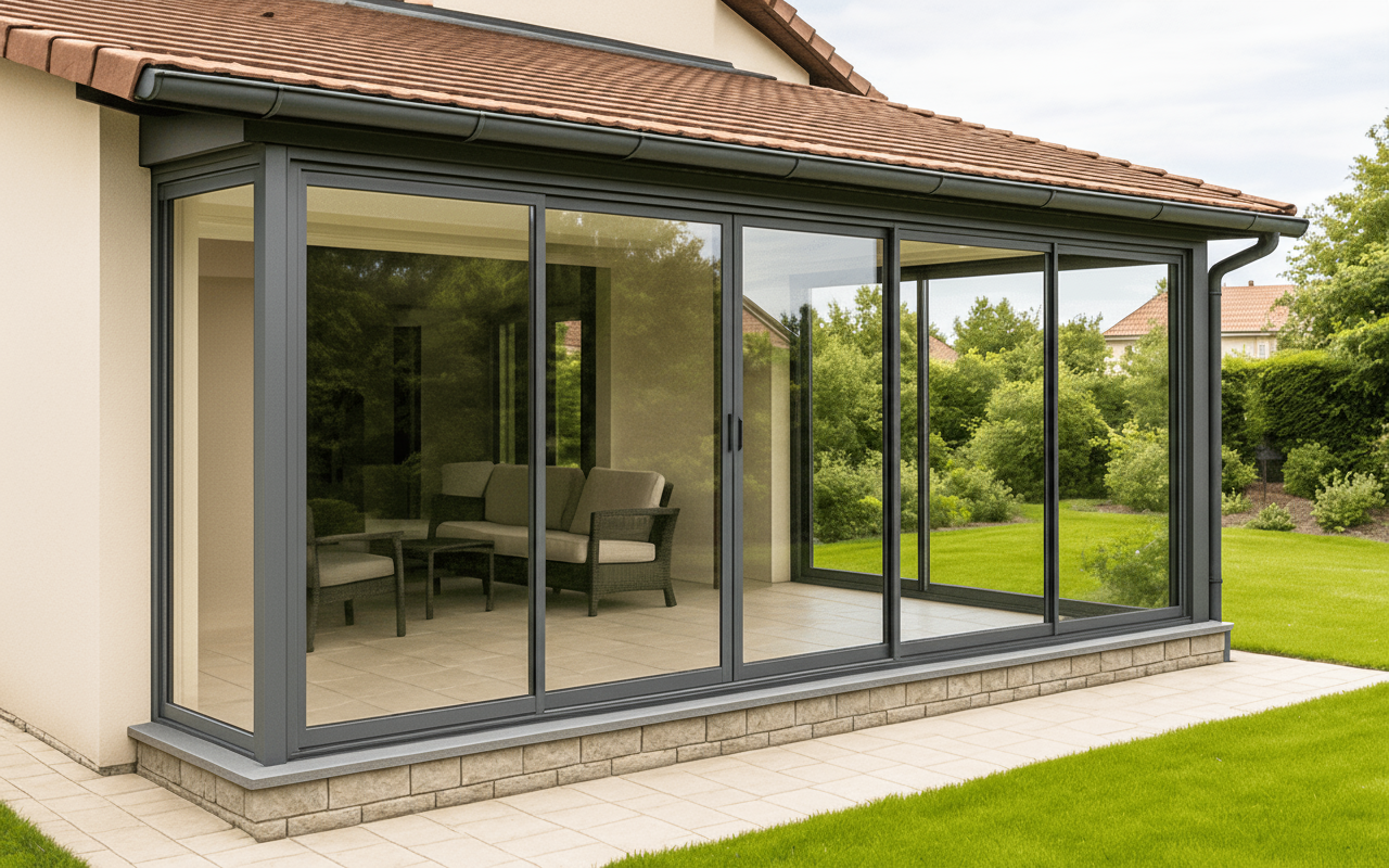 Cerramiento acristalado de terraza